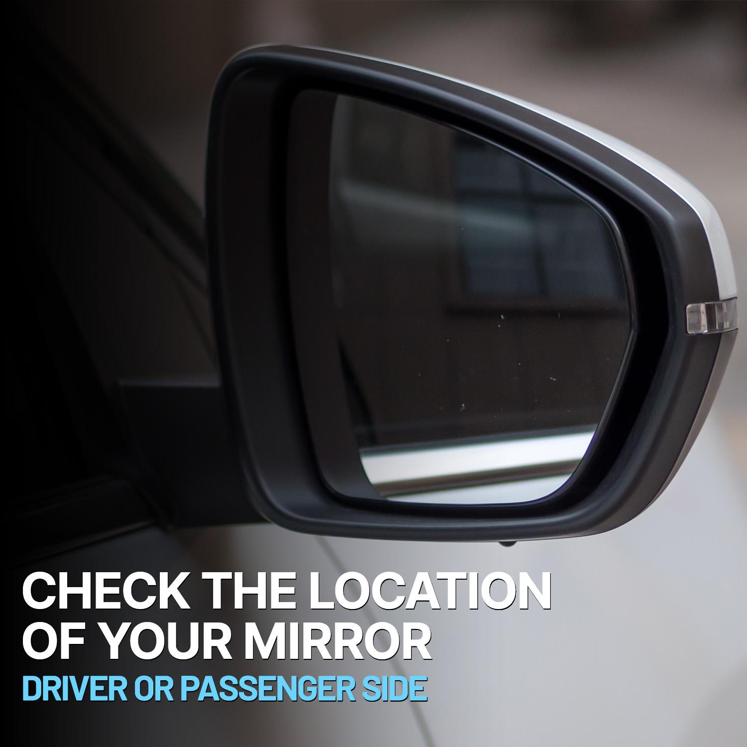 Kool Vue® Passenger Side Mirror, Power Adjust, Non-Heated, Manual