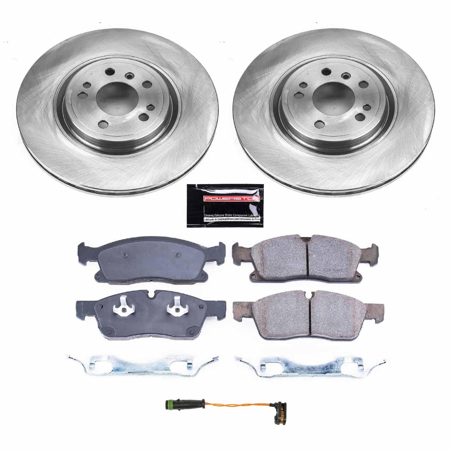 Power Stop Front & Rear Brake Kit - OE Replacement Drums & Ceramic Pads For Daily Drivers