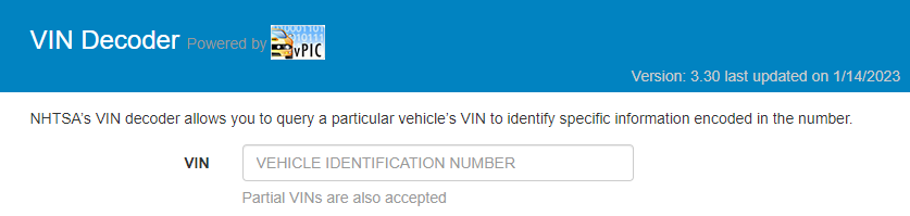VIN