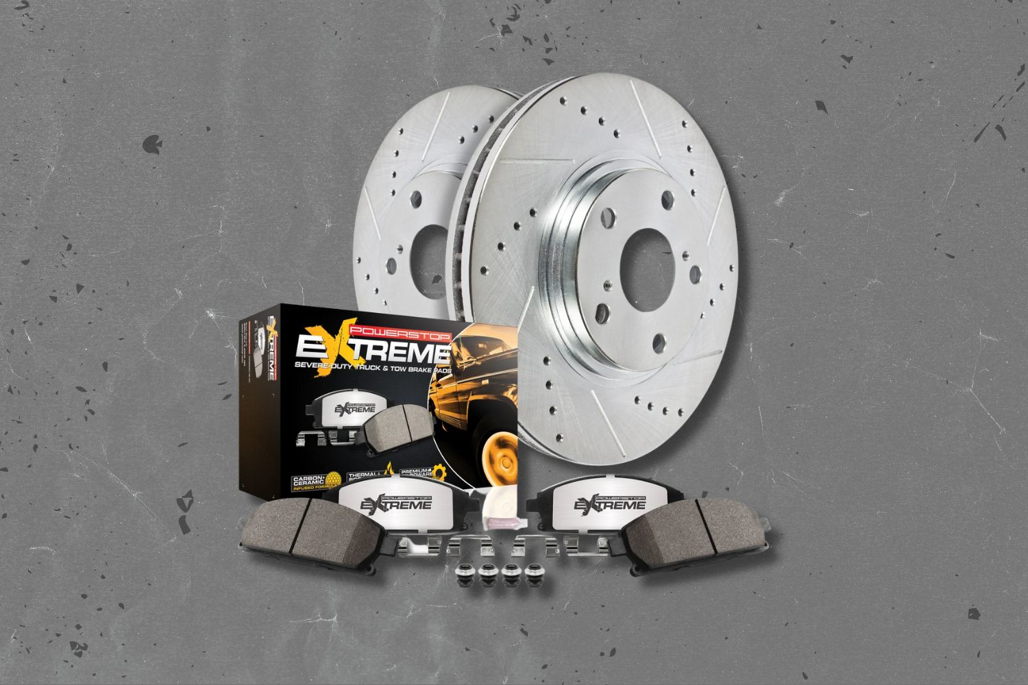 Power Stop Z36 Brake Rotor and Pad Install In The Garage with