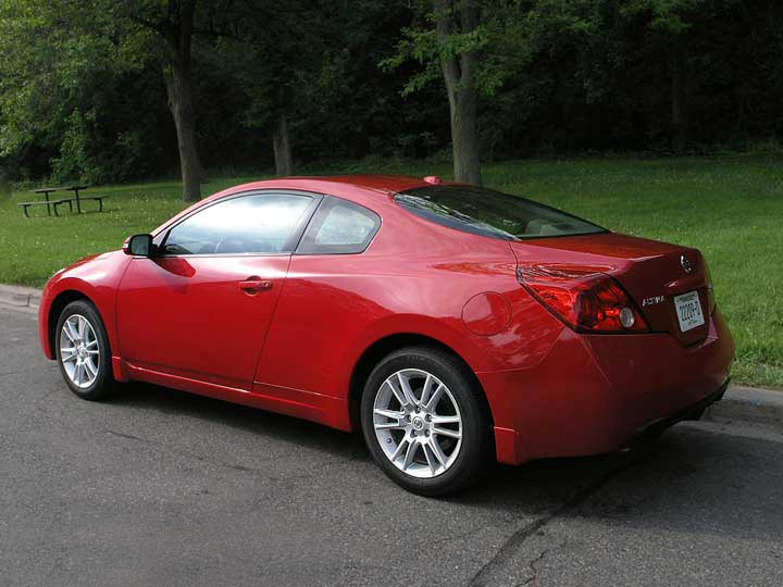 , 2008 Nissan Altima Coupe Road Test Review