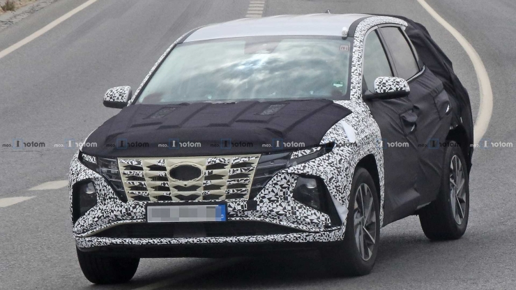 , New Photos of Next-gen Hyundai Tucson Show Revamped Front Fascia