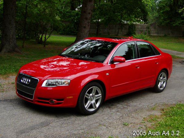 audi a4 left front view