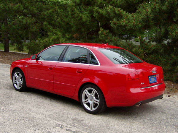 audi a4 left rear view