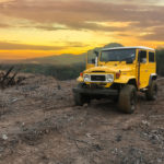 toyota land cruiser outside
