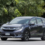 honda crv parked outside
