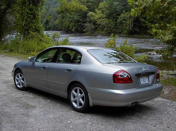 q45 left rear view