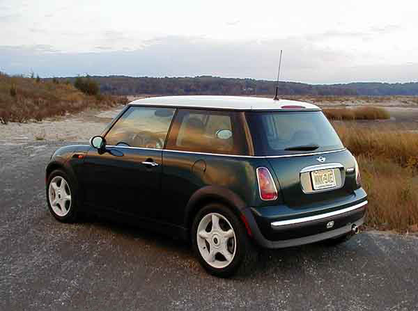 2003 mini cooper left rear view