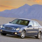 man parking his mercedes benz e320 bluetec