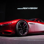 mazda rx 9 on display