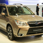 subaru forester on display