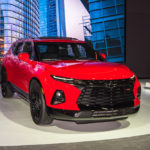 chevrolet blazer on display in a car show 1
