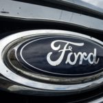 ford logo on grille