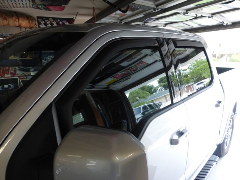 EGR InChannel Window Visor Install In The Garage with