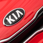 kia logo on car hood
