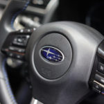subaru logo on steering wheel