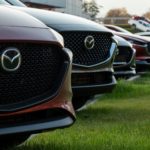 mazda cx 5 cars lined up in parking lot scaled