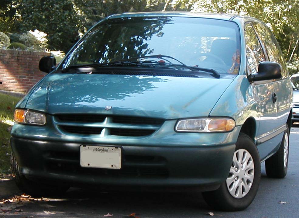 1996 Dodge Caravan parked outside