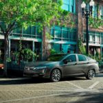 2019 honda clarity electric parked outside