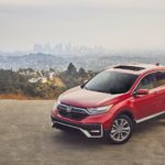 2020 honda cr v hybrid parked outside 1