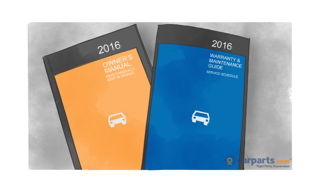 car owner's manual with supplemental service schedule