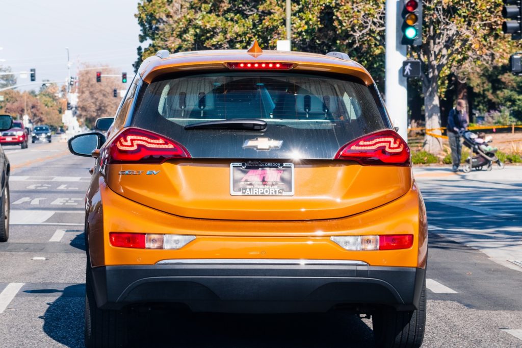 Chevrolet Bolt parked outside
