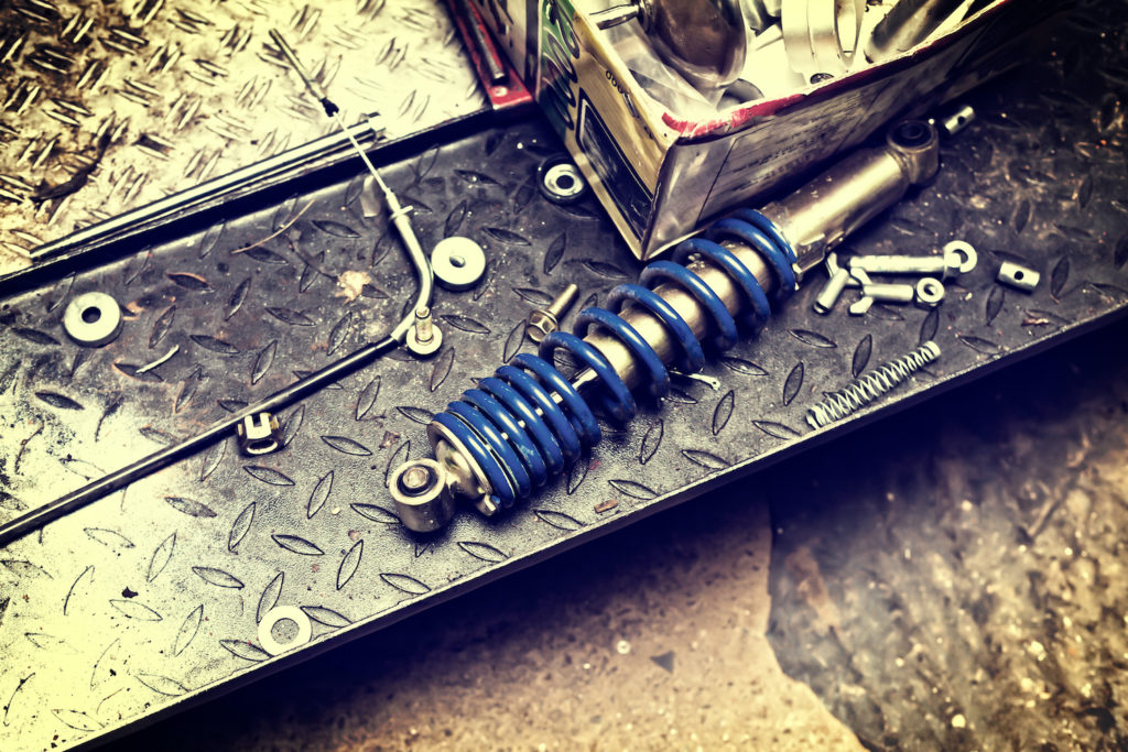 image of a car coilover