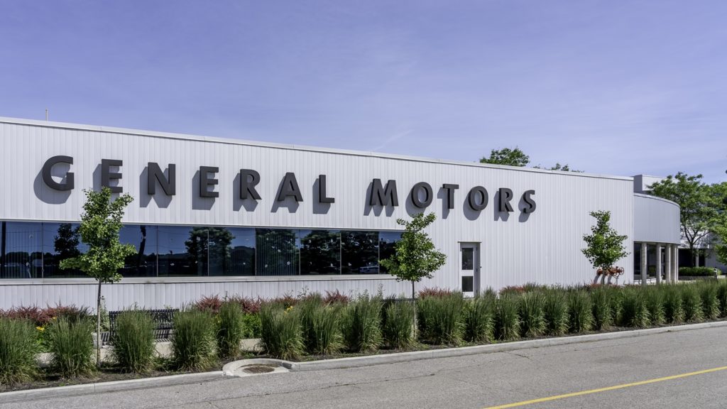 General Motors dealership seen from the outside