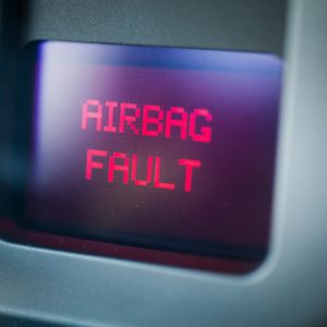 airbag fault message prompt