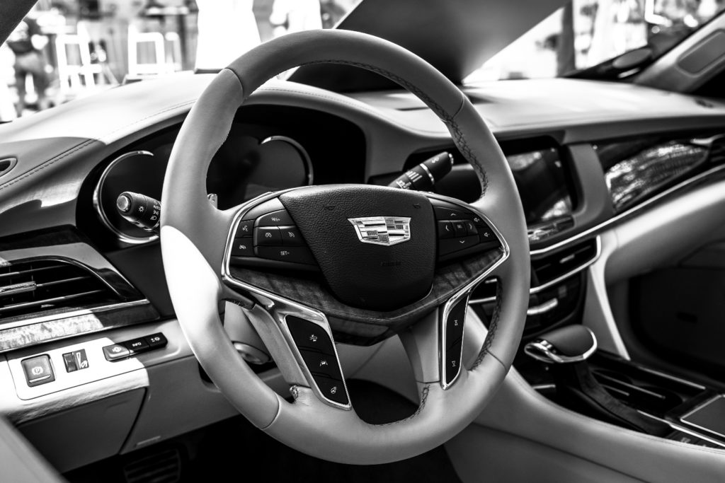 Steering wheel of Cadillac CT6