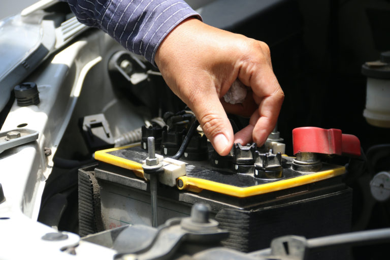 How to Check Your Car Battery & Battery Cables In The Garage with