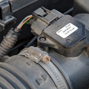 closeup of car maf sensor