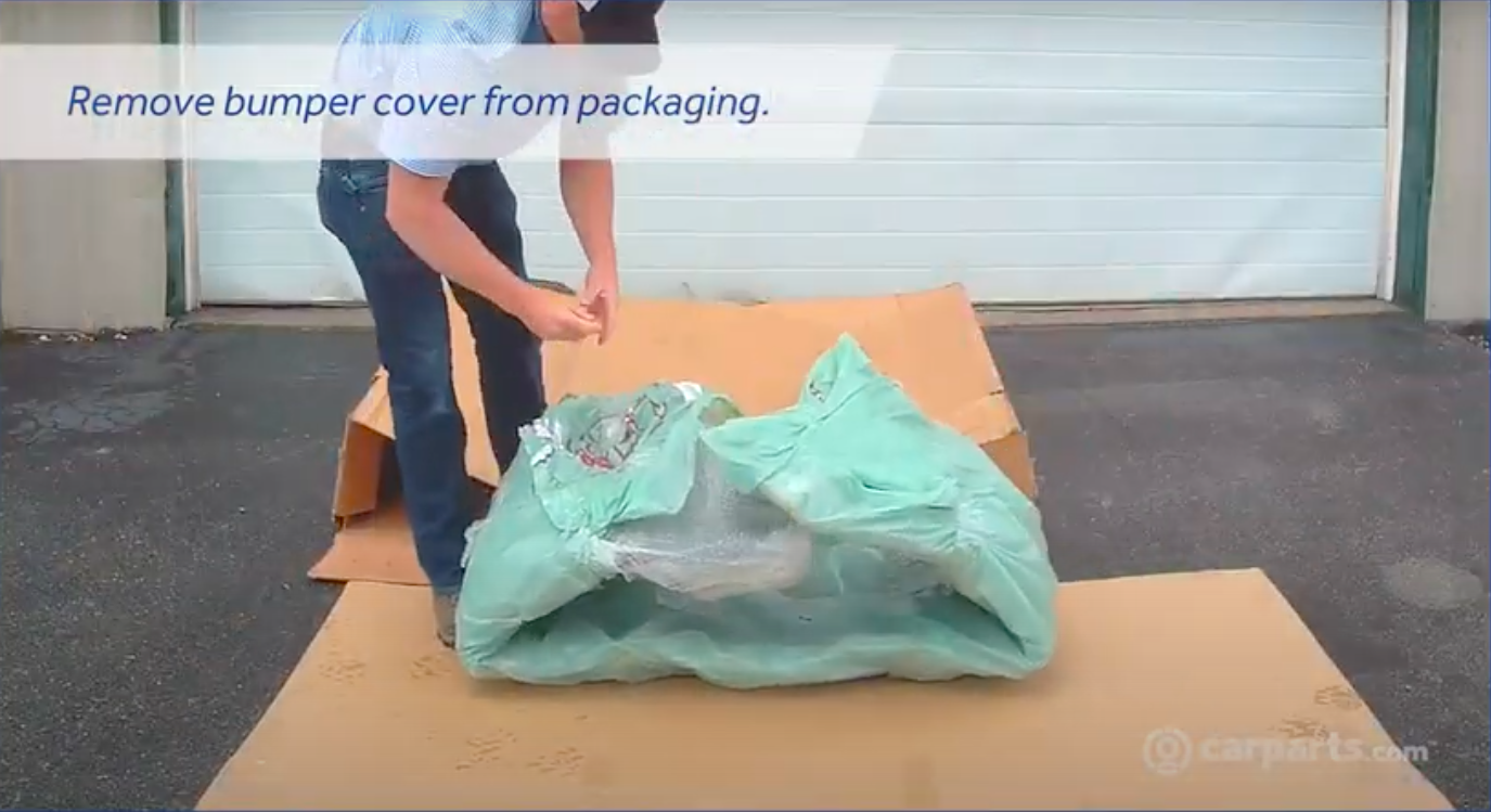 How to Unfold & Prep Your Bumper Cover for Installation In The Garage