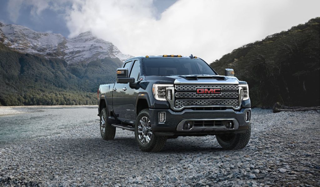 2020 GMC Sierra in the outdoors
