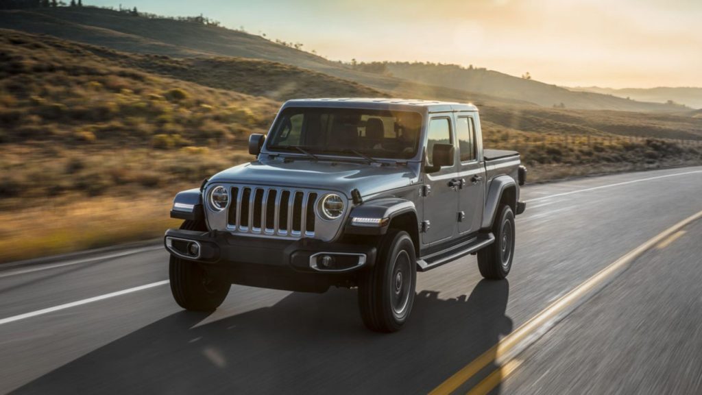 2020 Jeep Gladiator on the road