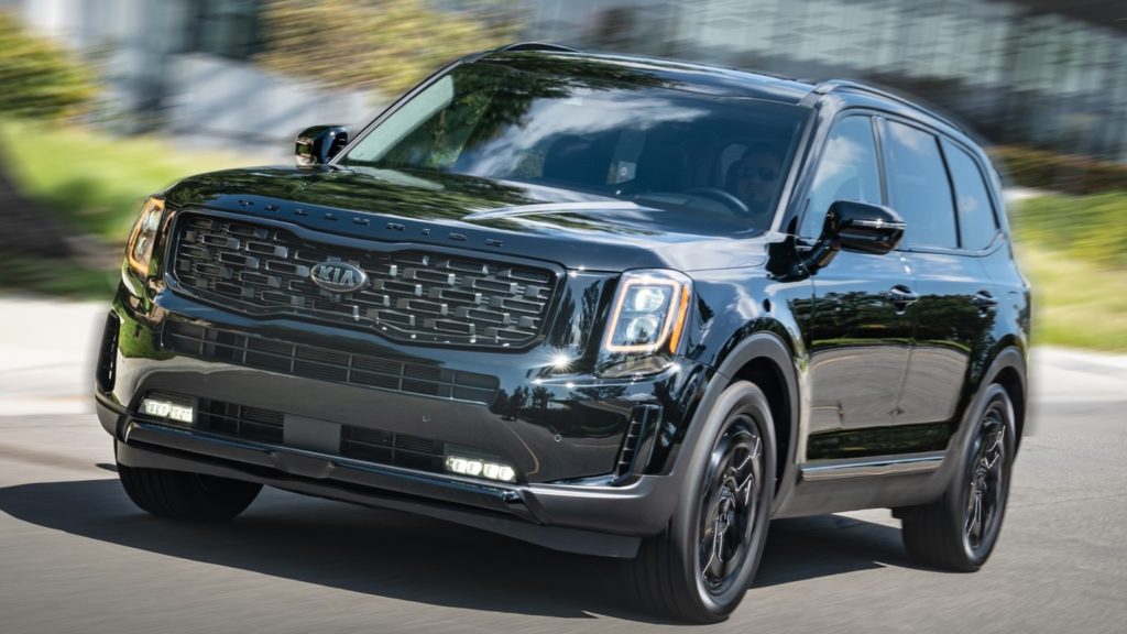 incoming: 2021 kia telluride nightfall edition - in the