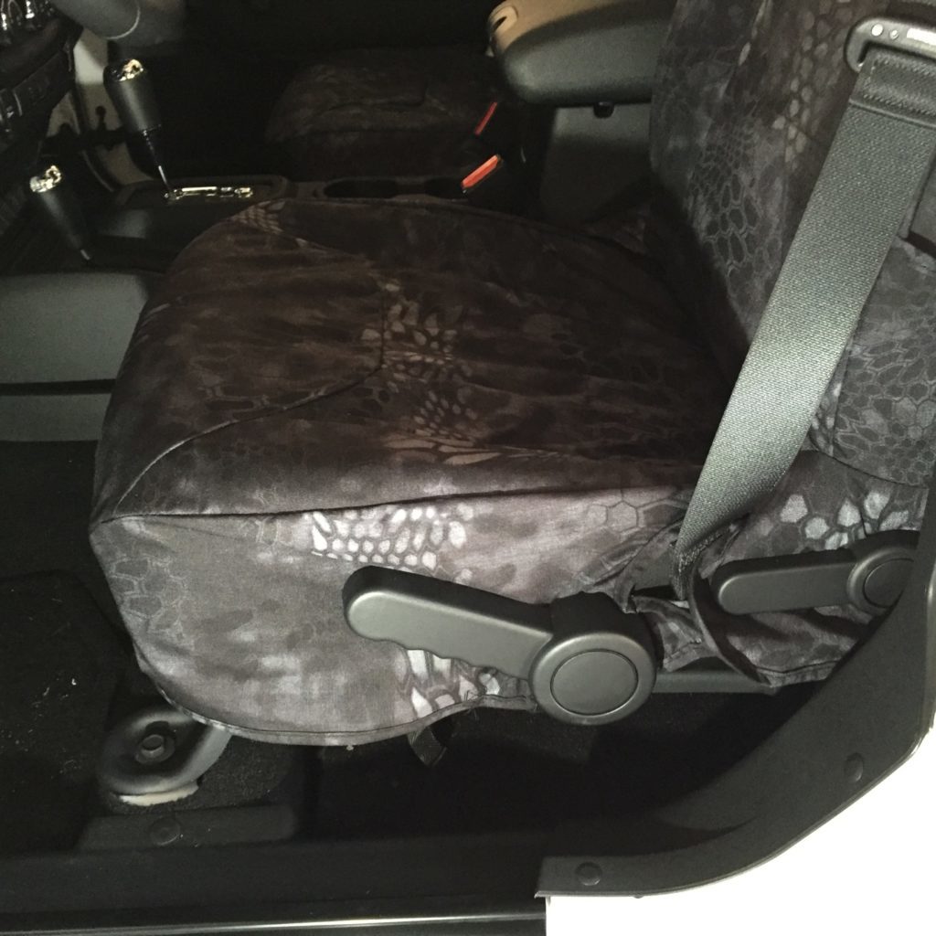 , JC Whitney 101 Sweepstakes Jeep Build — Episode 4: Coverking Skanda Typhon Kryptek Tactical Seat Covers