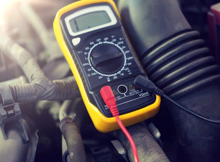How to Test a Car Battery with a Multimeter In The Garage with