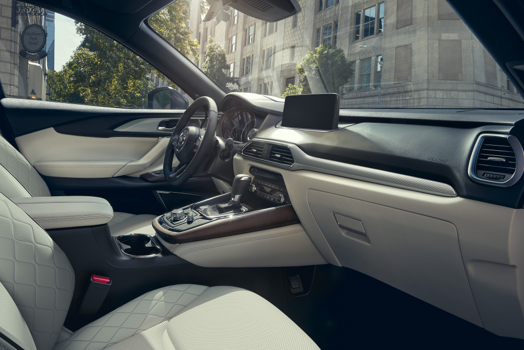Interior of 2021 Mazda CX-9