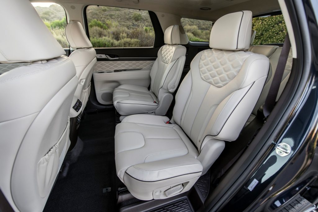Interior shot of Hyundai Palisade