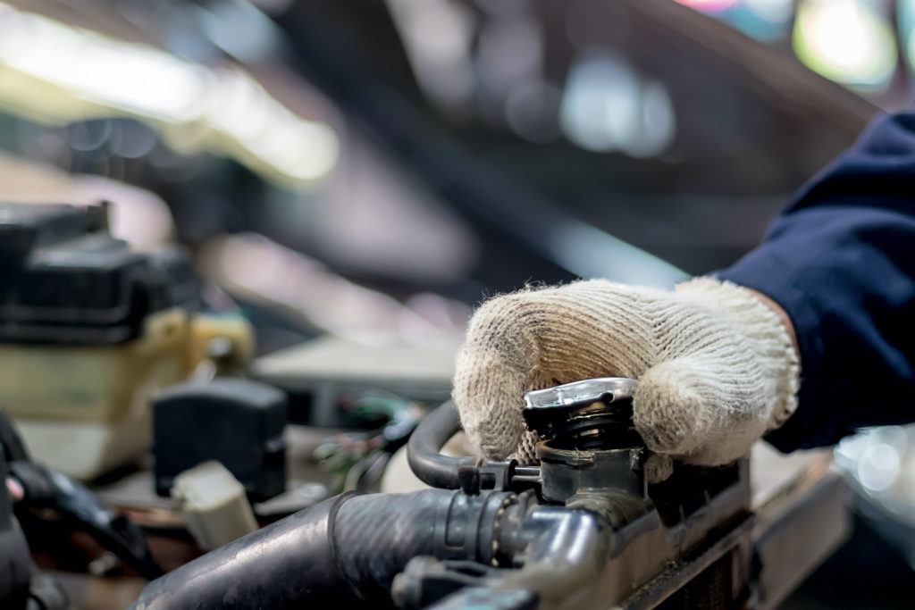 opening radiator cap