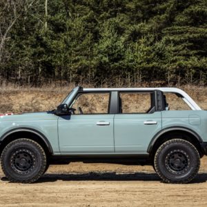 side shot of 2021 ford bronco