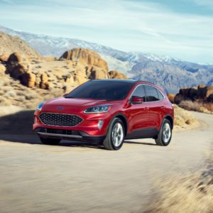 2020 ford escape parked on the road