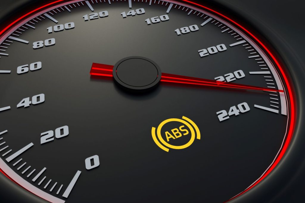 abs warning light on