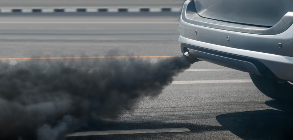 black smoke from tailpipe