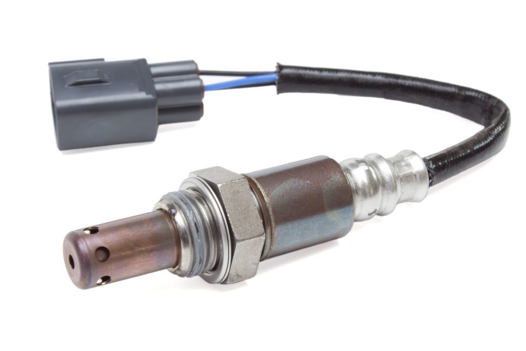 car oxygen sensor white background