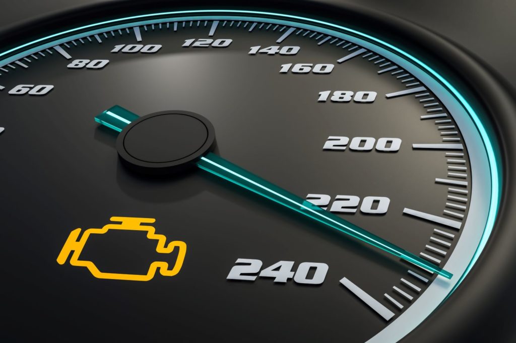 check engine light is on