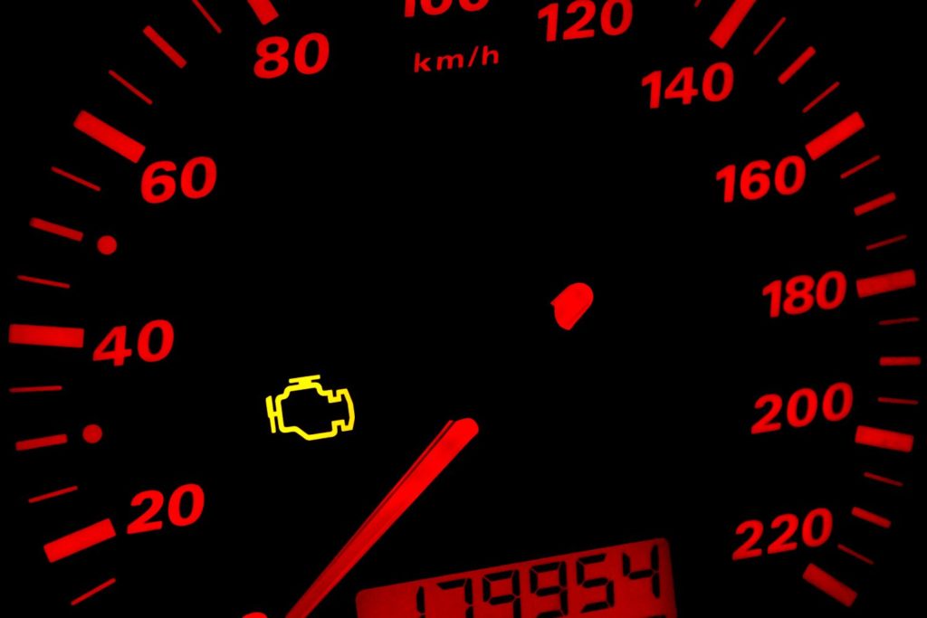 check engine light is on 2 5