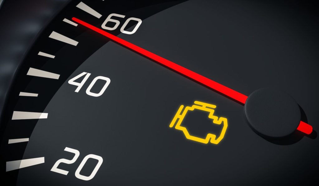 check engine light is on 5