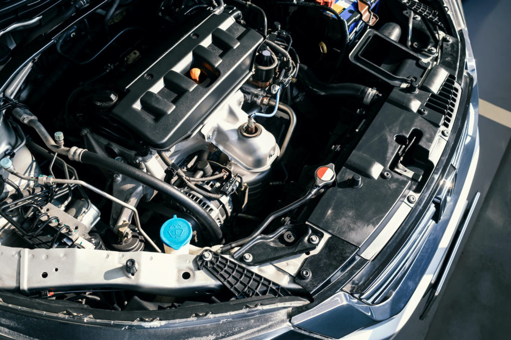 engine of a car